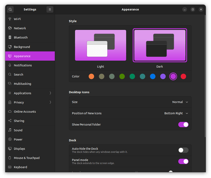 libreoffice dark theme ubuntu