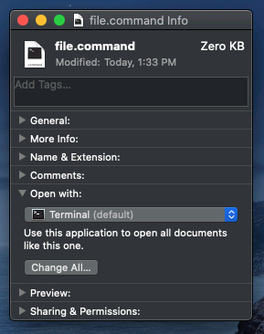 terminal app mac custom tags