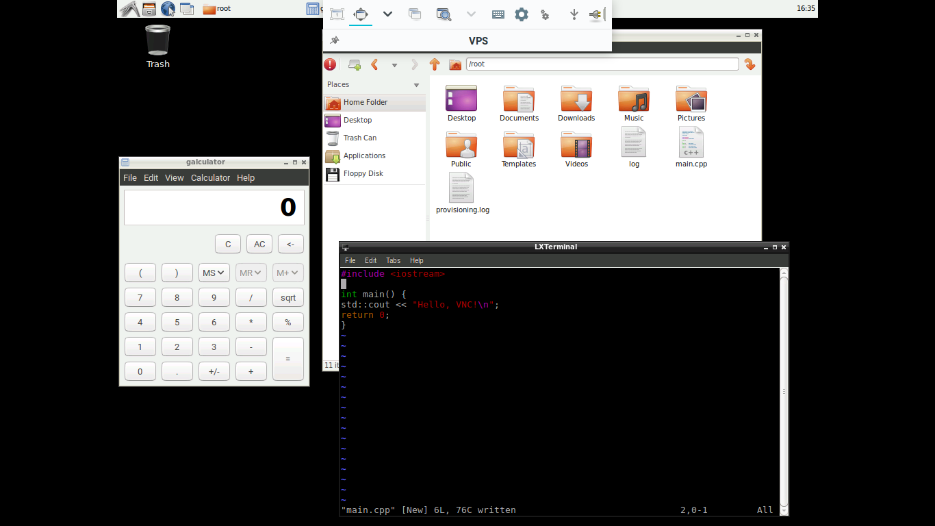 remote control ubuntu desktop windows