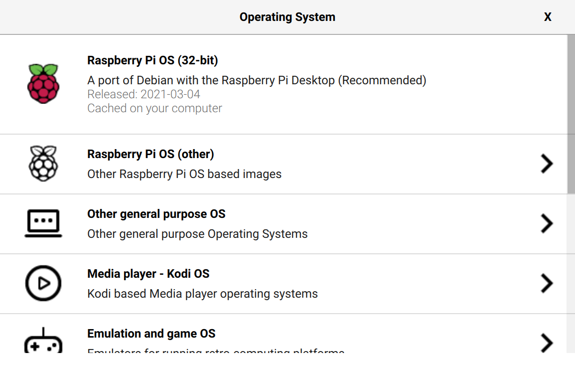 raspberry pi emulator file system mac os