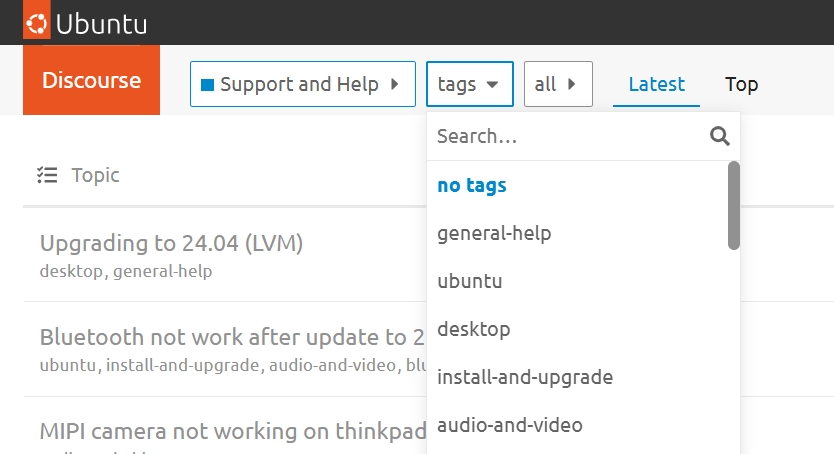 Tags On Discourse: A Brief Guide - Site Feedback - Ubuntu Discourse